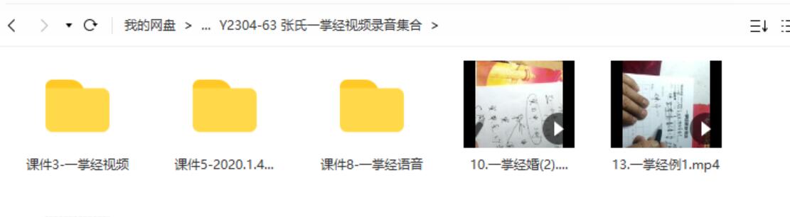 张氏一掌经视频录音集合 夸克网盘
