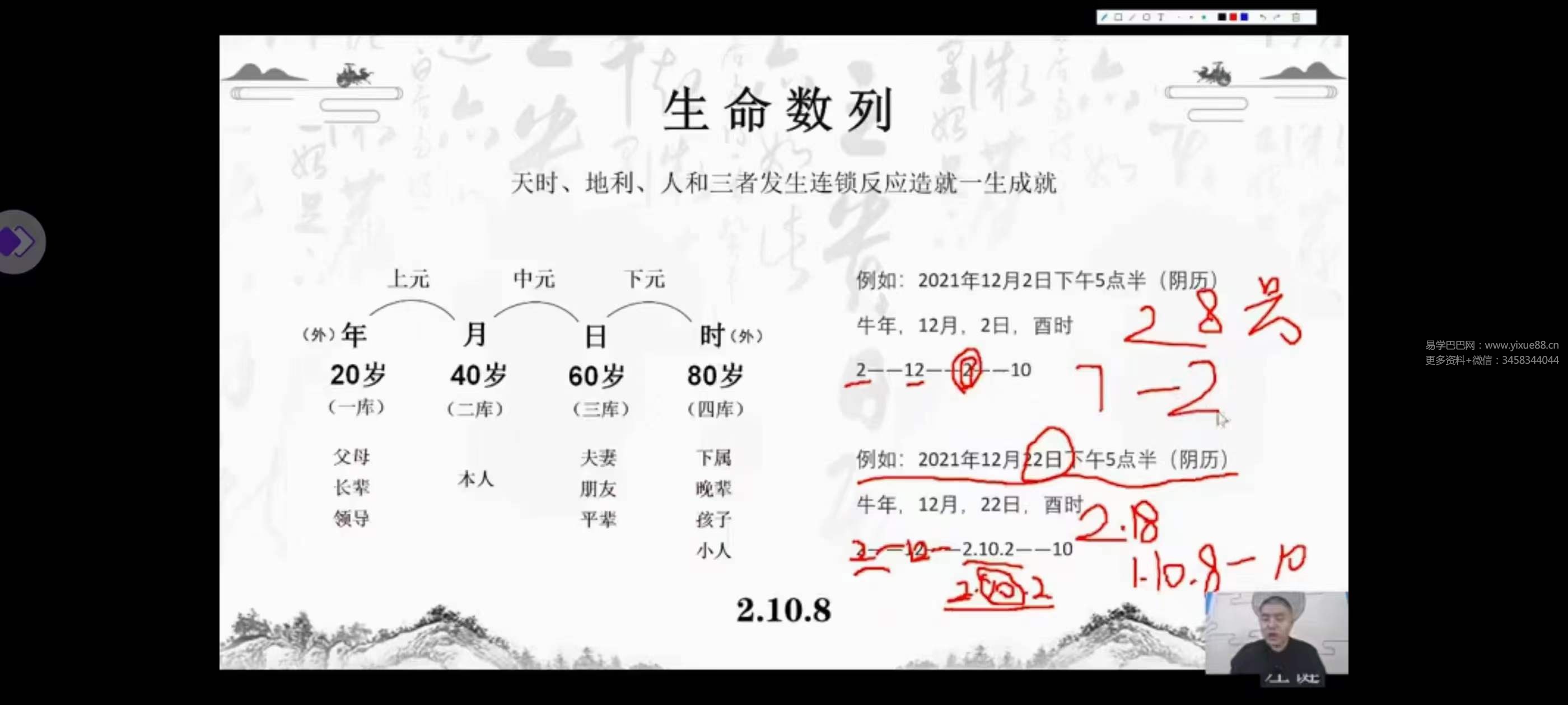 高益恒《数字神断千年古技实战课》18集
