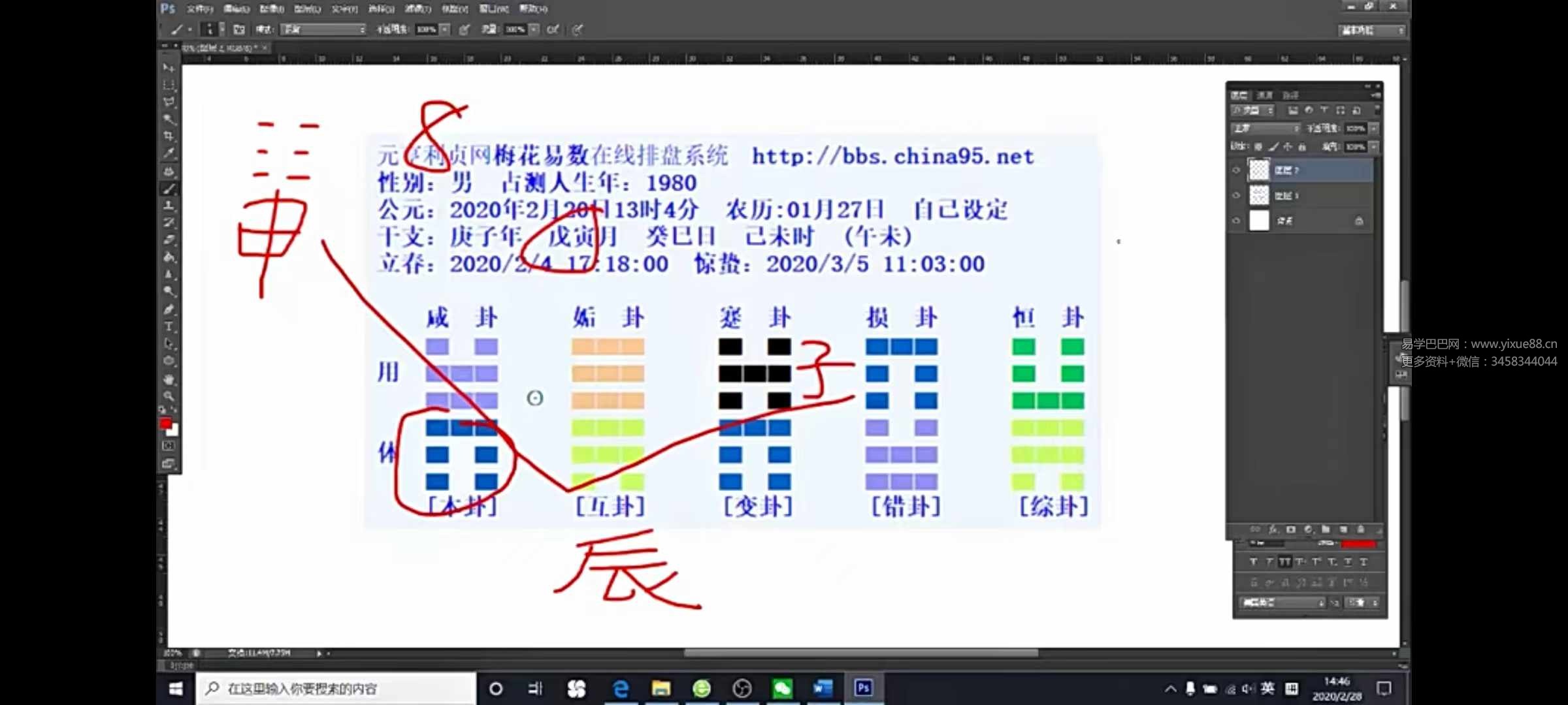 梅花易数微观论40集 基础到高级（跟传统梅花不同，注重十神干支作用）