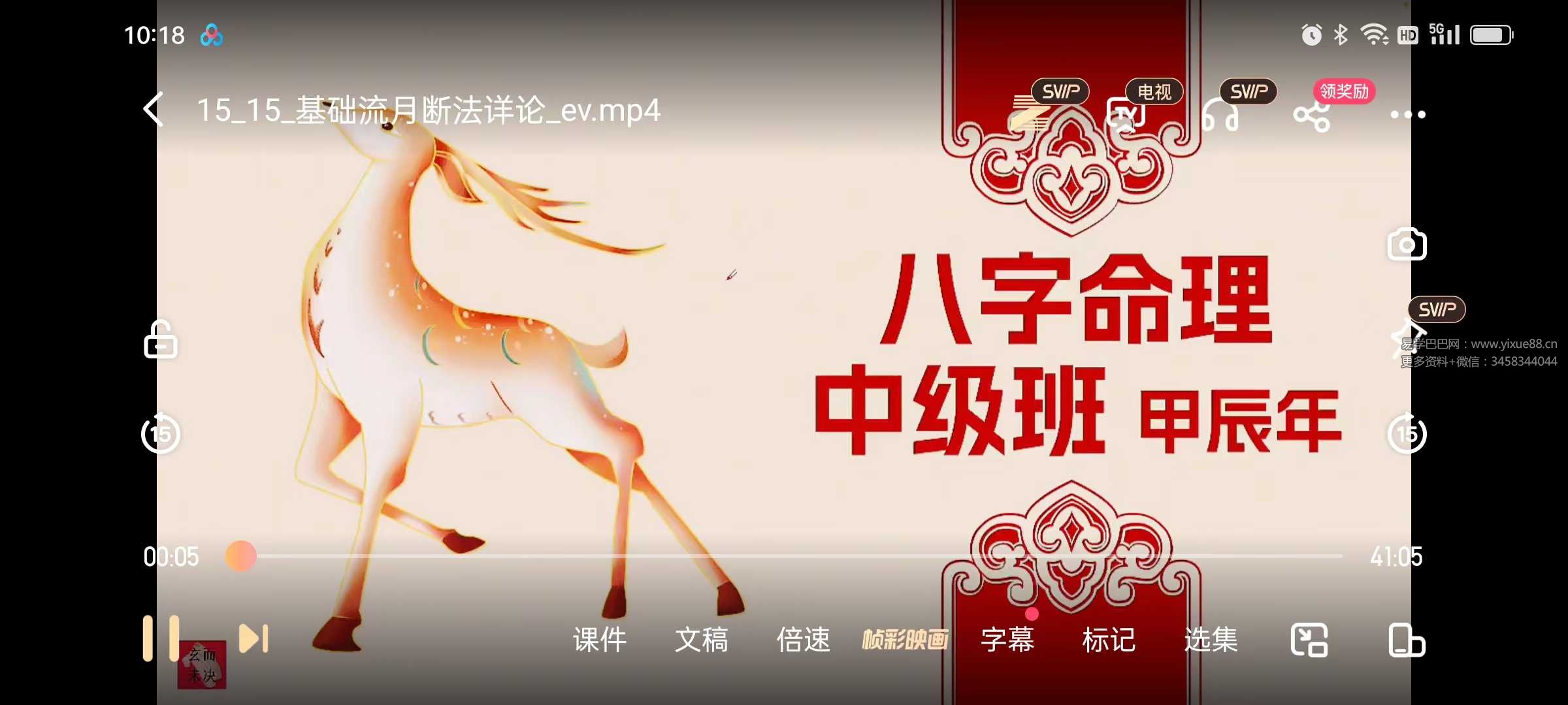 玄而未决八字命理中级班19集