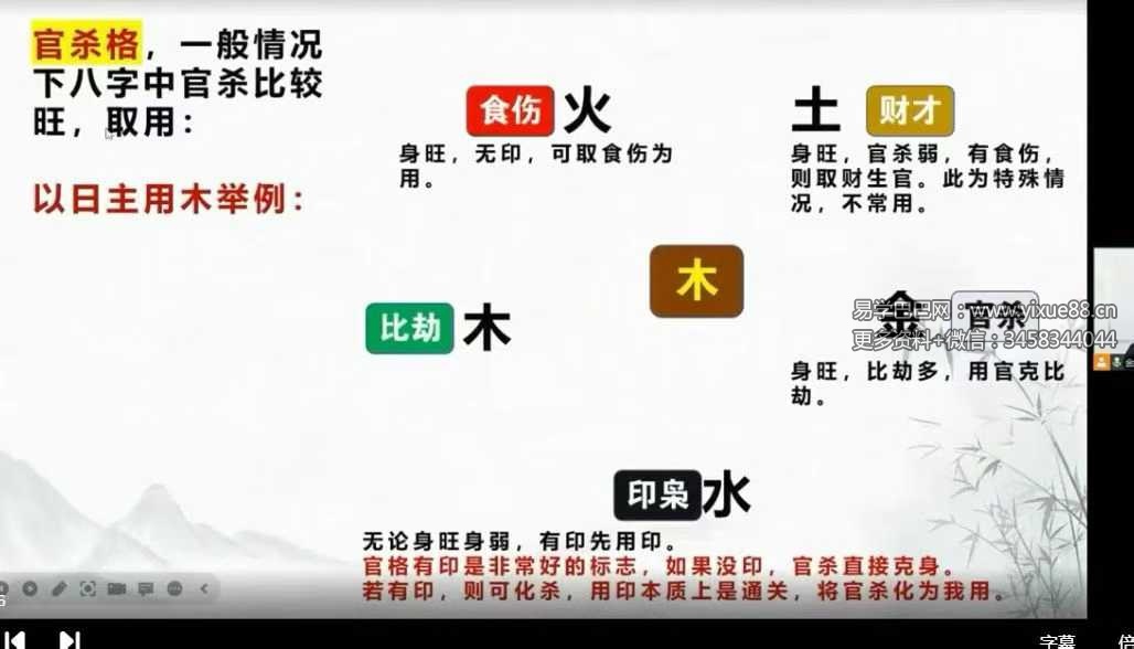 金霖《八字命理中级班》26集