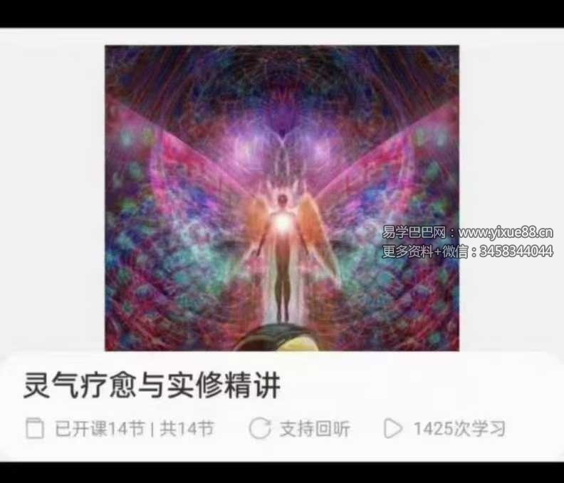zoehealer灵气疗愈与实修精讲14集音频课