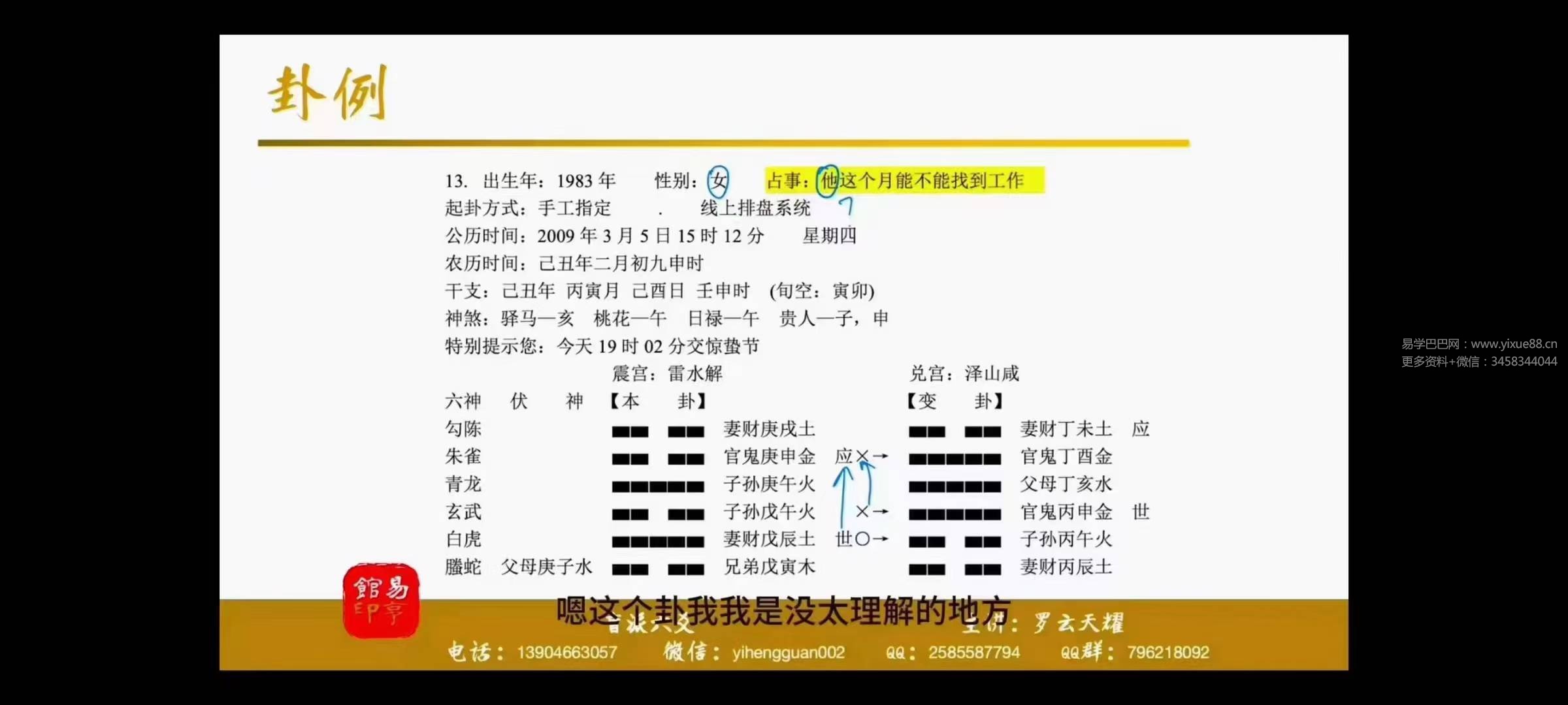 易亨馆六爻 第一期20集