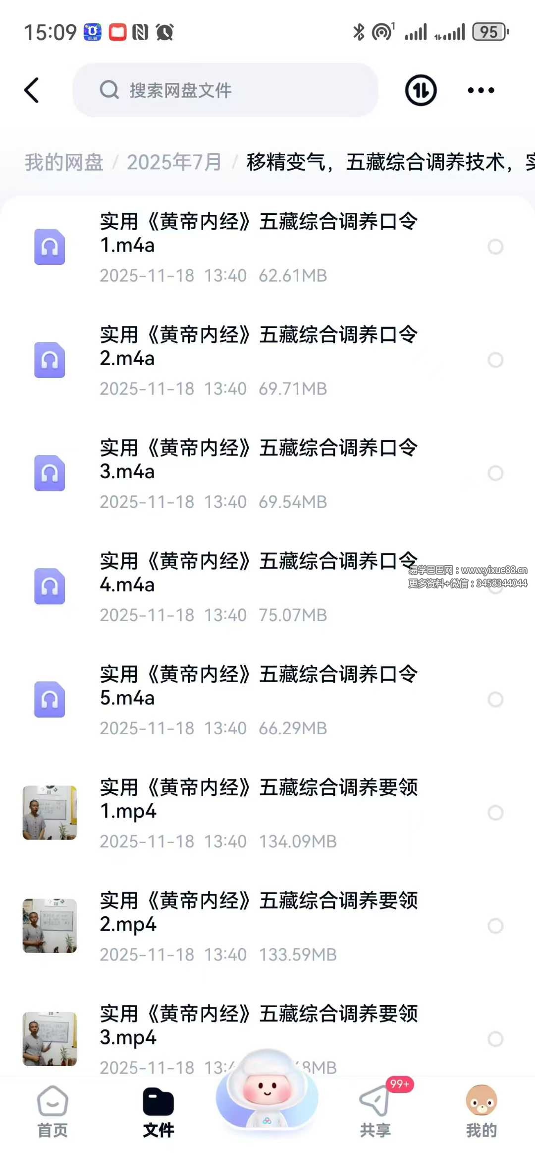 移精变气 五藏综合调养技术 实用黄帝内经11节