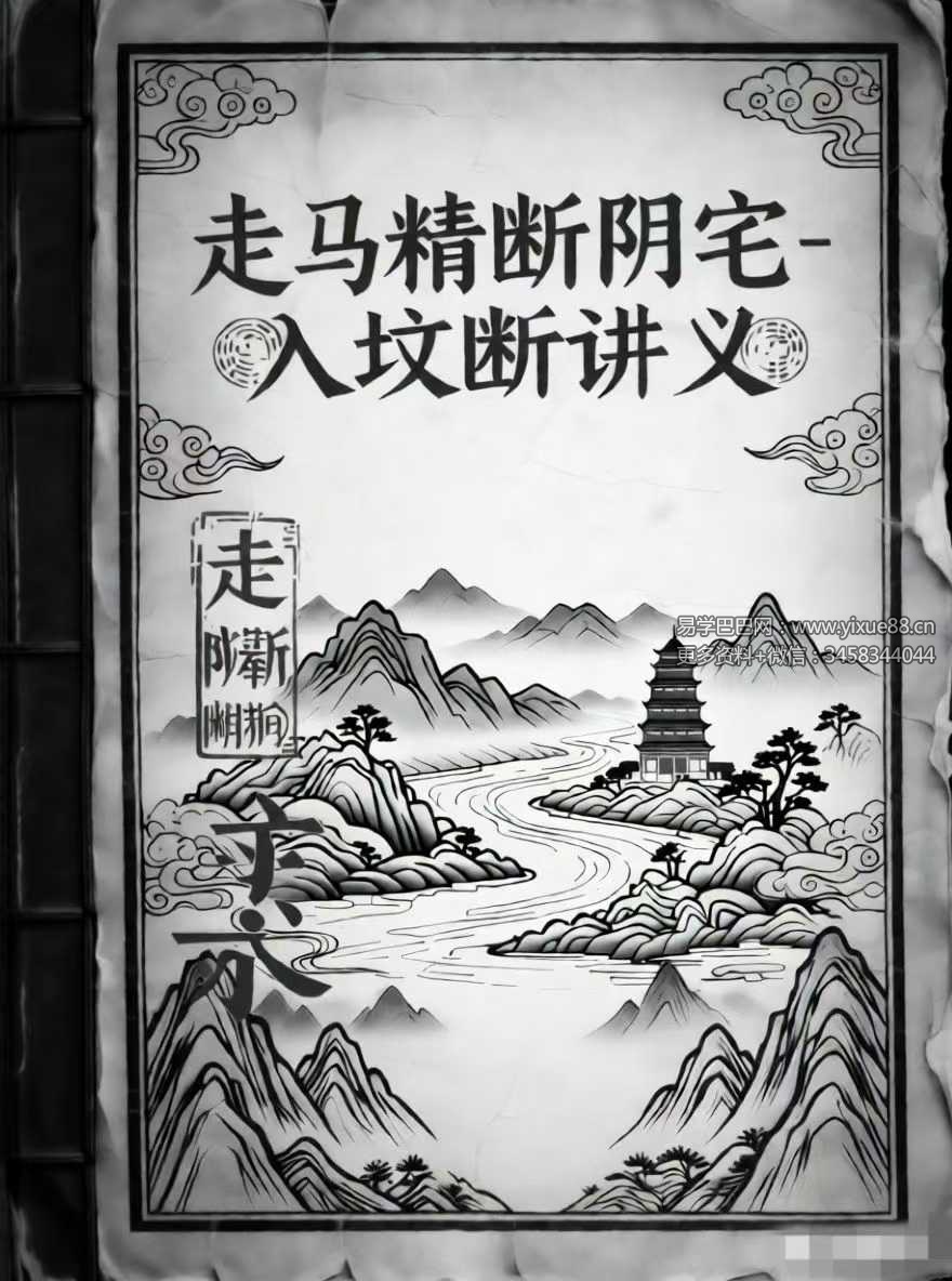 郝建民《走马精断阴宅-入坟断讲义》80页